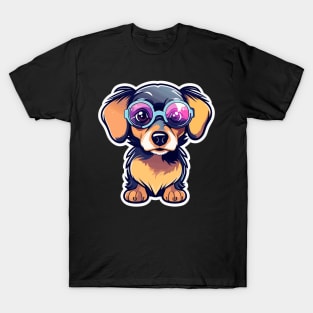 Dachshund Dog Illustration T-Shirt